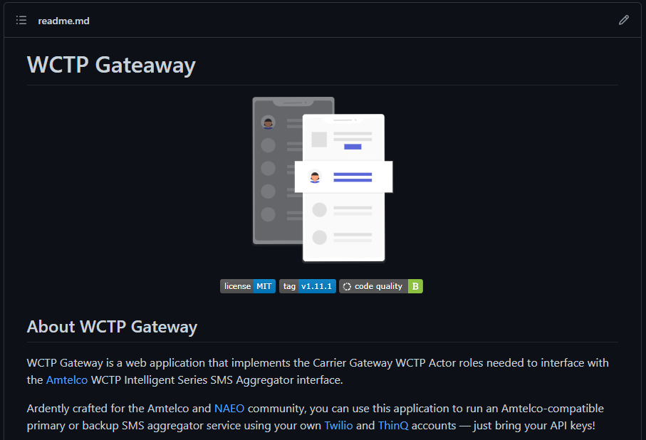 Call Theory WCTP Gateway for the Amtelco eco-system